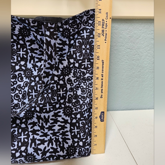 Estee Lauder navy blue & light blue patterned Lined tote Bag 🌺 - Picture 8 of 10